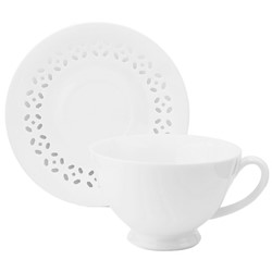 BISETTE FILIŻANKA ZE SPODKIEM 1+1 260ml WHITE B