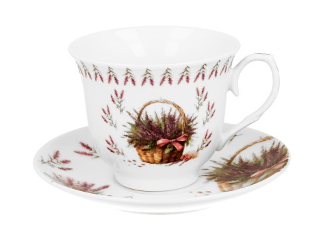 LAWENDA CR FILIŻANKA ZE SPODKIEM 1+1 250ml