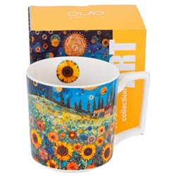 MODERN SUNFLOWER FIELD KUBEK W PUDEŁKU 450ml