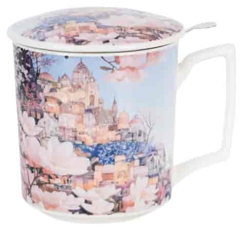 MODERN MAGNOLIAS KUBEK ZAPARZACZ 450ml