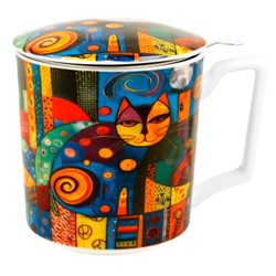 MODERN CAT KUBEK ZAPARZACZ W PUDEŁKU 450ml