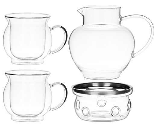 DOUBLE DZBANEK KOMPLET 4EL 1000ml DO GRZAŃCA
