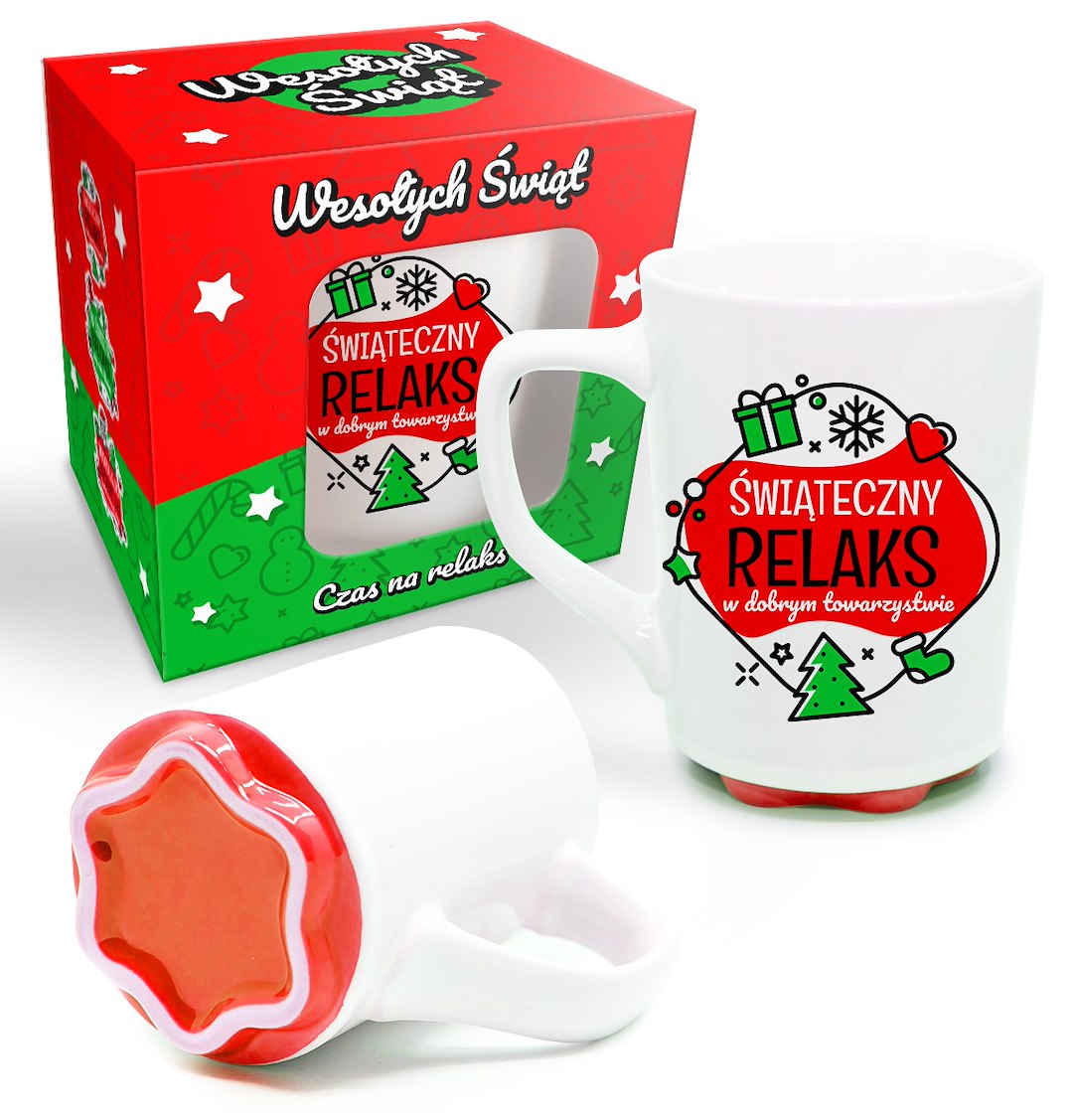 BN ŚWIĄTECZNY KUBEK 300ml - RELAKS