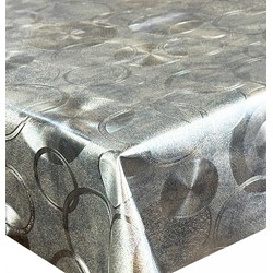 METALICO CERATA OBRUS TKANINA 140 SX-6253B SREBRO