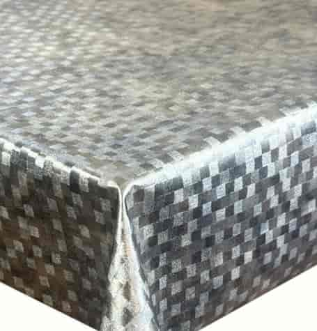 METALICO CERATA OBRUS TKANINA 140 SX-7157B SREBRO