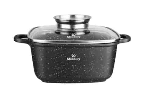 KLONBERG GARNEK MARMUR KWADRAT 2,3L 18cm KB-4000