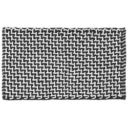 MOKO DUO CHENILLE KILIM DYWANIK 50x80cm BIAŁY/SZAR