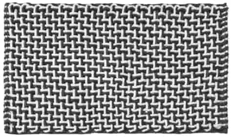 MOKO DUO CHENILLE KILIM DYWANIK 50x80cm BIAŁY/SZAR