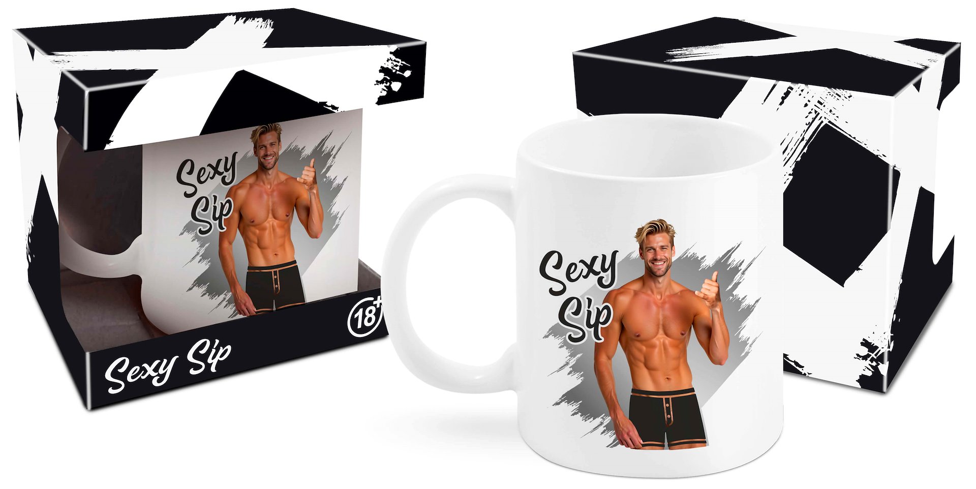 SEXY SIP KUBEK TERMOAKTYWNY 300ml - MĘŻCZYŹNI wz01