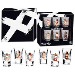 SEXY SIP KIELISZKI TERMO KPL 6EL 35ml - KOBIETY