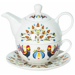 FOLK CZAJNICZEK Z FILIŻANKĄ 250ml 3EL CR5-F2