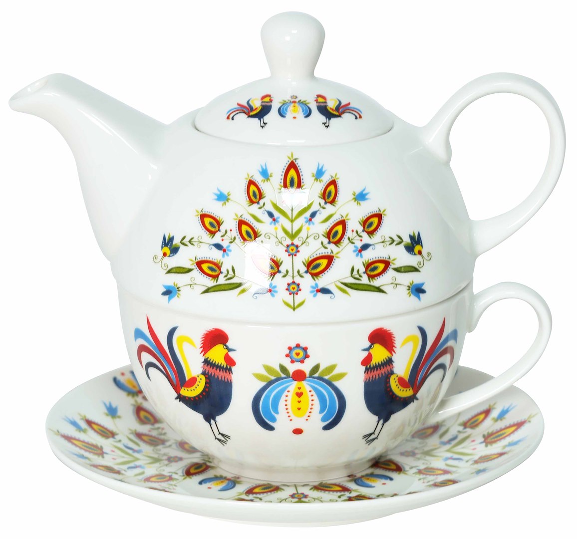 FOLK CZAJNICZEK Z FILIŻANKĄ 250ml 3EL CR5-F2