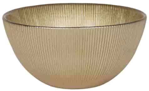 GOLD GLASS MISKA DEKORACYJNA 15x7cm 23108323