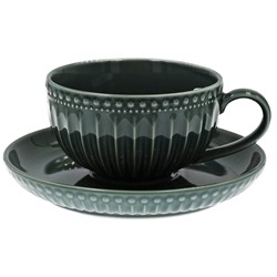 MOSAIQUE OLIVE FILIŻANKA ZE SPODKIEM 1+1 250ml luz