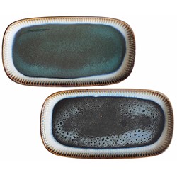 OMBRES  TALERZ PÓŁMISEK 30x16cm