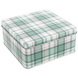 WINTER DECO POJEMNIK METAL 15x15x7cm 23465948