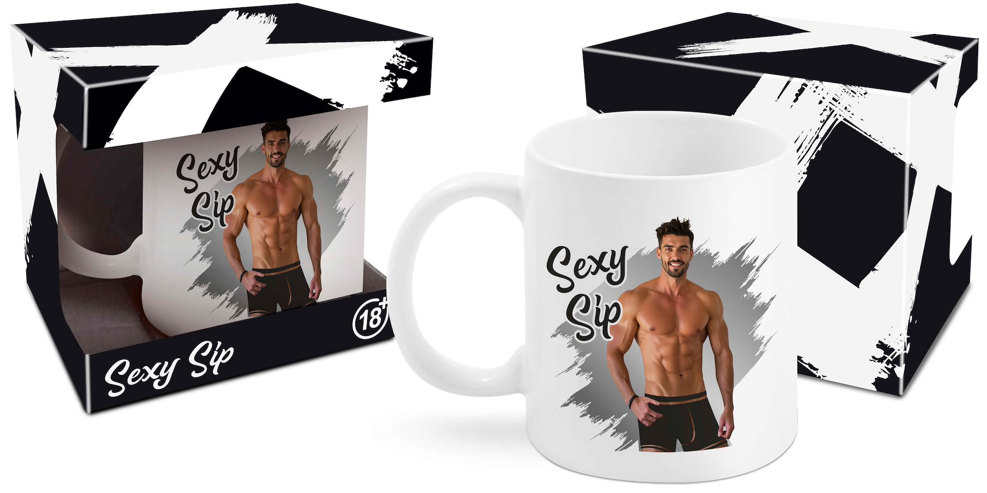 SEXY SIP KUBEK TERMOAKTYWNY 300ml - MĘŻCZYŹNI wz03