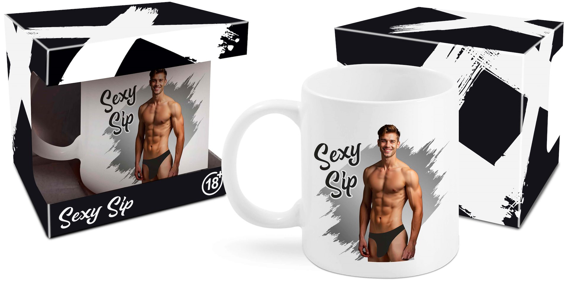 SEXY SIP KUBEK TERMOAKTYWNY 300ml - MĘŻCZYŹNI wz04