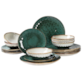 OMBRES GREEN GREY KOMPLET OBIADOWY 18EL