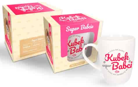 DZIEŃ BABCI KUBEK 300ml SUPER BABCIA