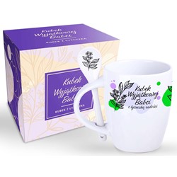 DZIEŃ BABCI KUBEK 300ml + ŁYŻECZKA