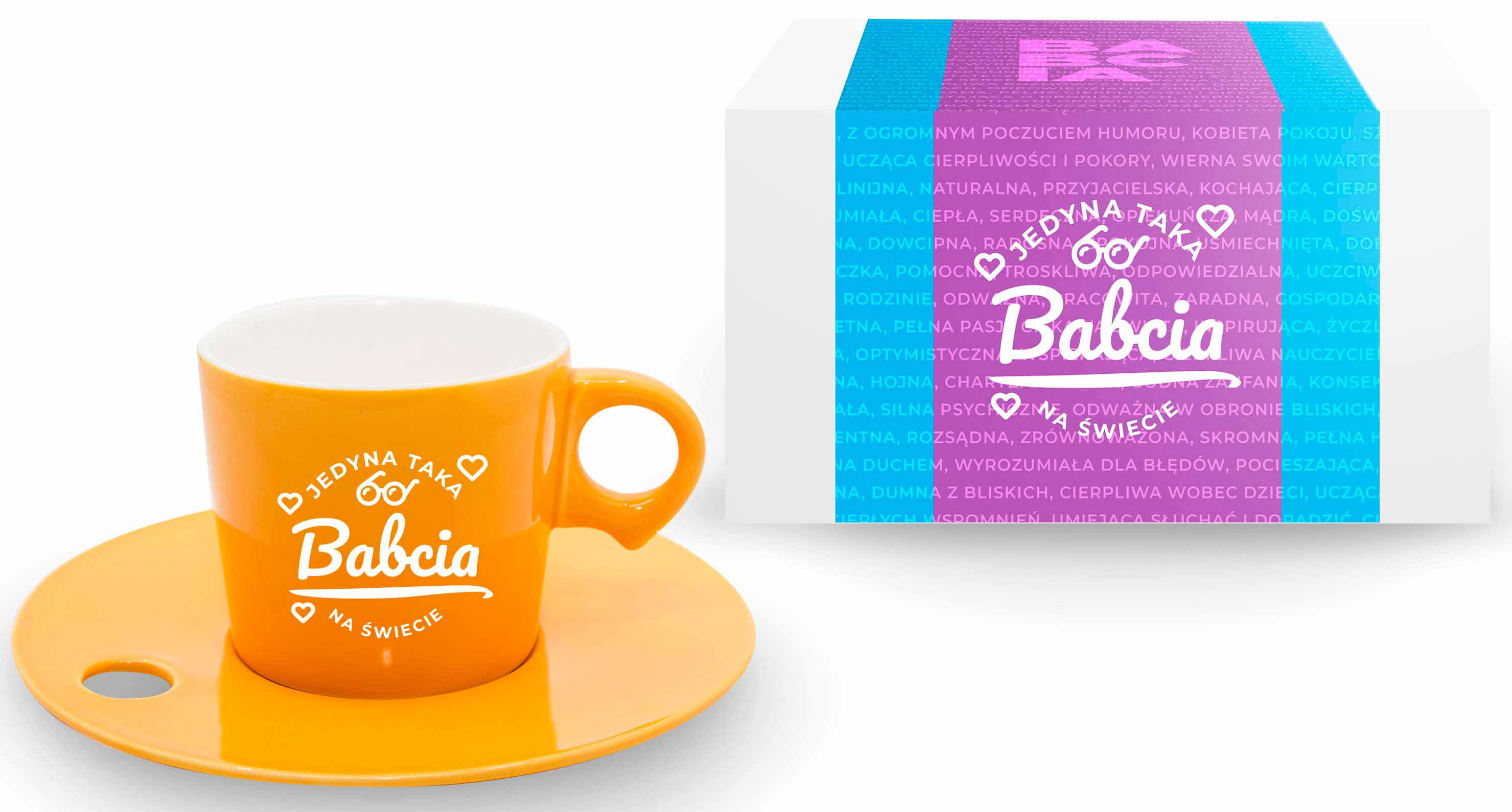 DZIEŃ BABCI FILIŻANKA ZE SPODKIEM 1+1 150ml