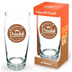 DZIEŃ DZIADKA SZKLANKA DO PIWA 500ml JEDYNY...