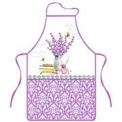 LAVENDER FARTUCH KUCHENNY 50x76cm LAWENDA FS11