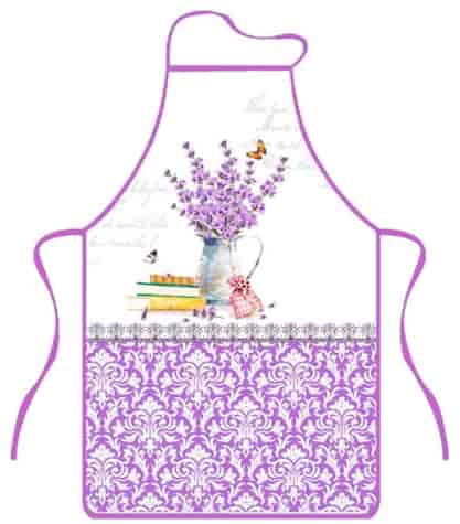 LAVENDER FARTUCH KUCHENNY 50x76cm LAWENDA FS11