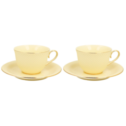 VESPER PUCCINI CREAM KOMPLET FILIŻANEK 2+2 290ml