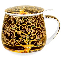 GUSTAV KLIMT TREE BROWN ZAPARZACZ BARYŁKA 430ml