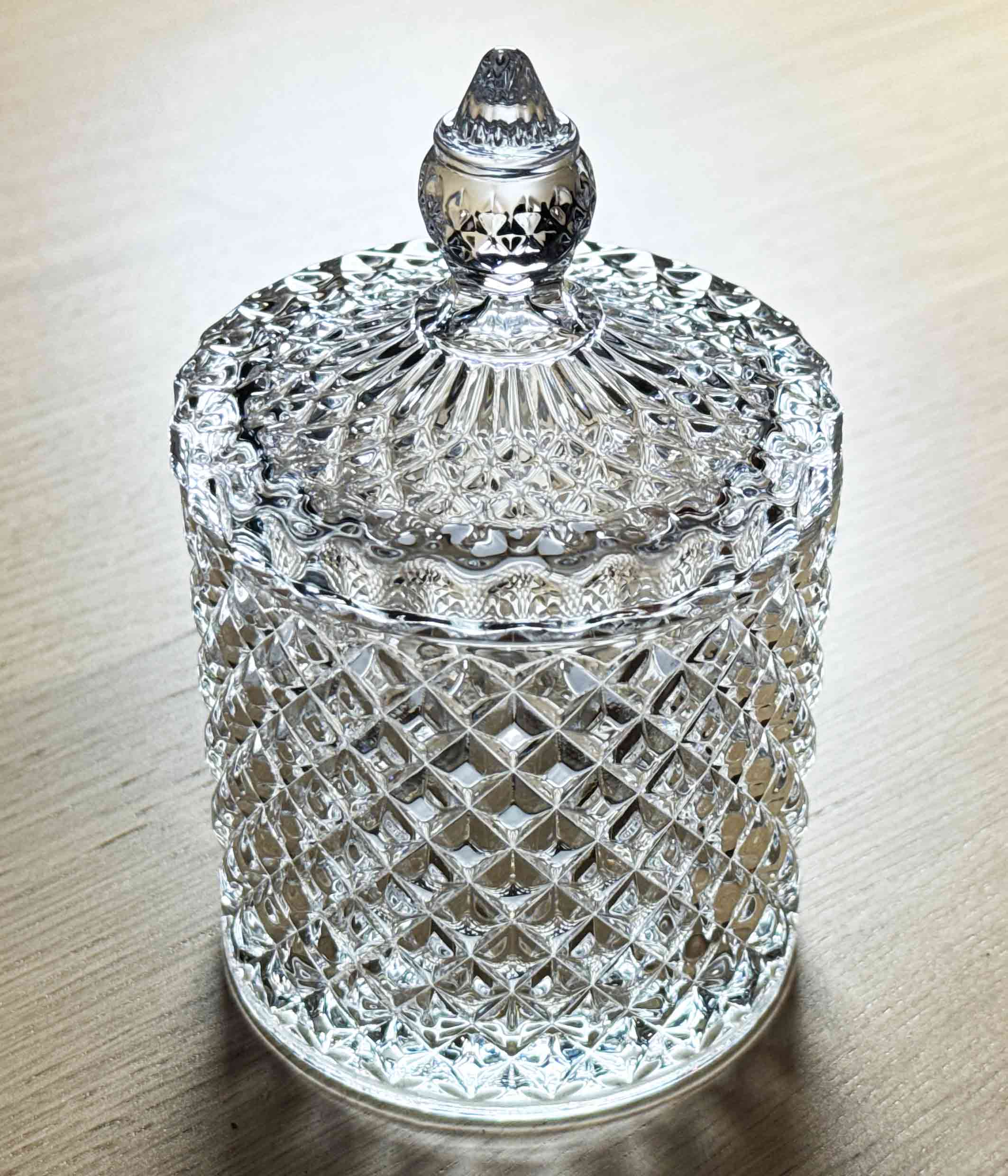 CUKIERNICA SZKLANA OZDOBNA DM-604