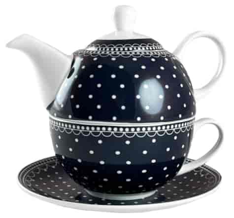 KROPKI CZAJNICZEK Z FILIŻANKĄ 250ml 3EL CR5-102