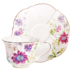 MILA FILIŻANKA ZE SPODKIEM 1+1 240ml BOX PCV