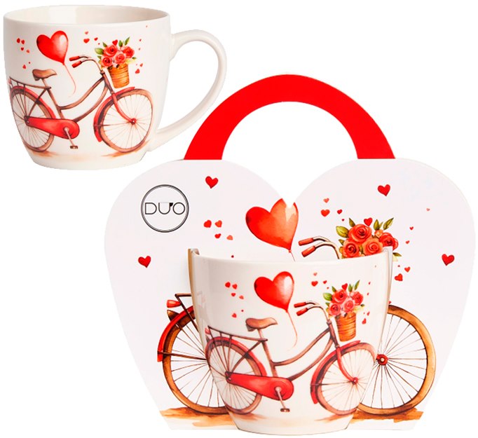 ROWER KUBEK 460ml + OPAKOWANIE Z RĄCZKĄ