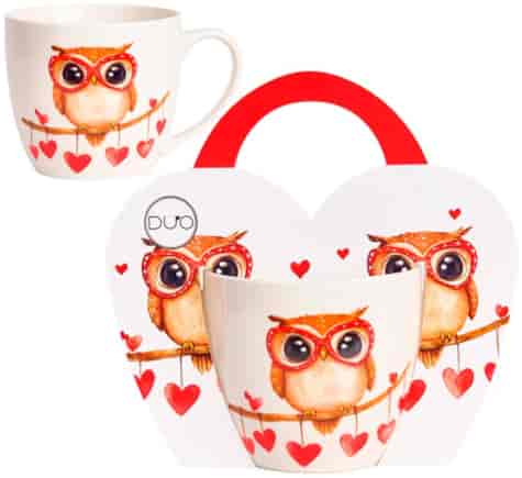 SOWA KUBEK 460ml + OPAKOWANIE Z RĄCZKĄ