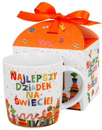 NAJLEPSZY DZIADEK KUBEK W PUDEŁKU 400ml