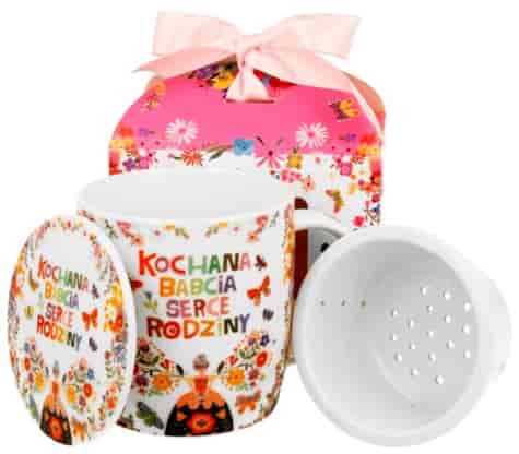 KOCHANA BABCIA KUBEK ZAPARZACZ W PUDEŁKU 400ml