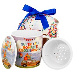 SUPER TATA KUBEK ZAPARZACZ W PUDEŁKU 400ml