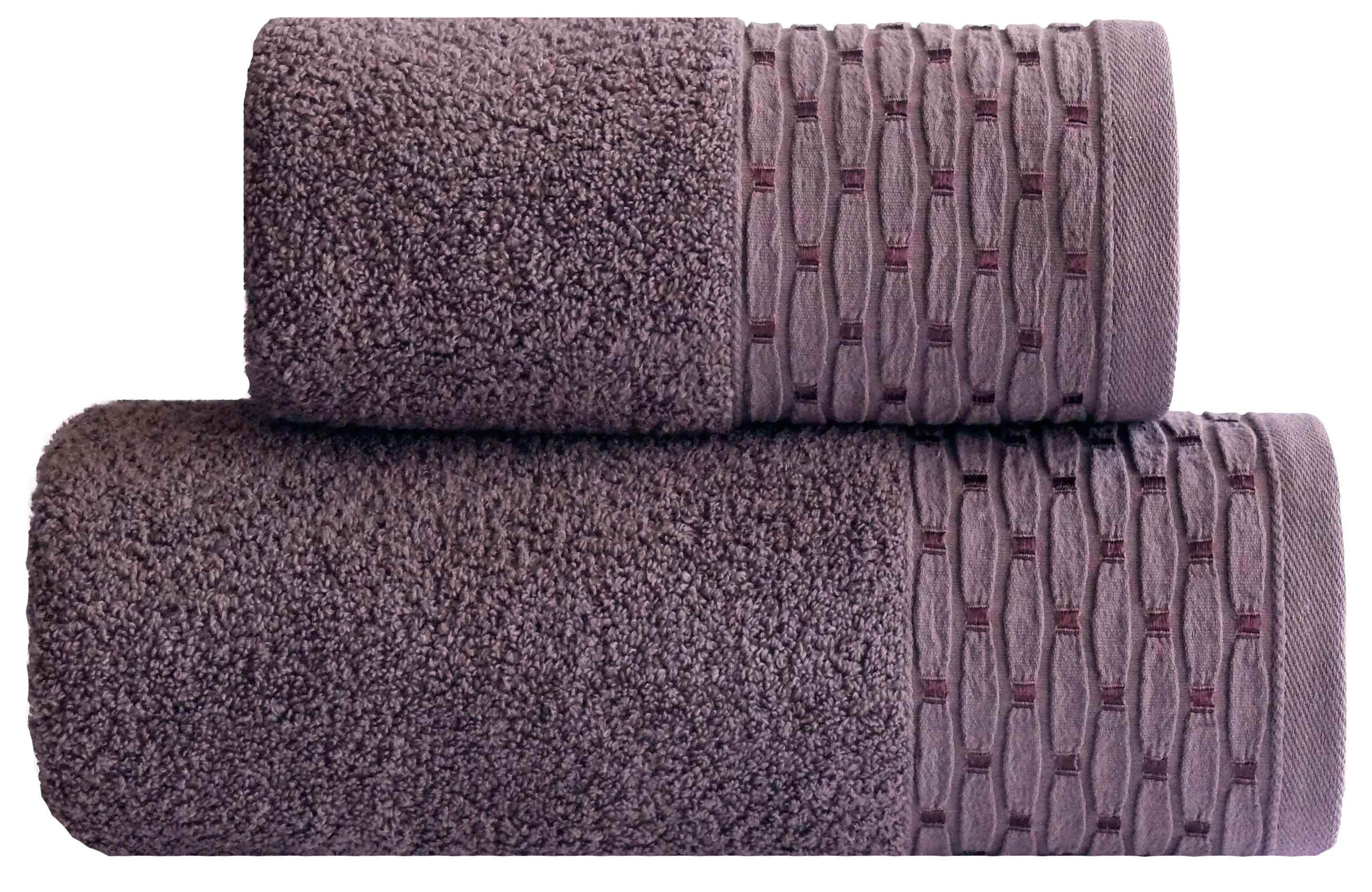 NEW CHIC RĘCZNIK 50x90 BRĄZ STALOWY 450