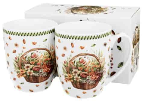 KWIATY POLNE CR KUBEK KOMPLET 2EL W PUDEŁKU 350ml