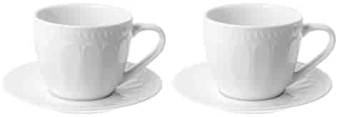 TWILIGHT WHITE KOMPLET FILIŻANEK 2+2 260ml