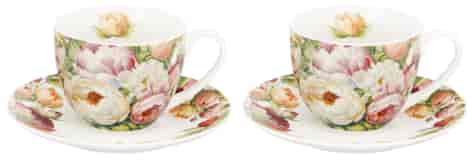 PIWONIE KOMPLET FILIŻANEK 2+2 270ml