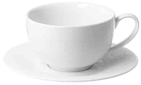 DIAMOND WHITE FILIŻANKA ZE SPODKIEM 1+1 250ml