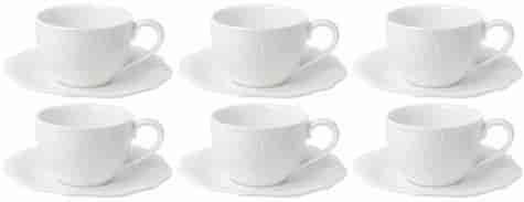 ALICE WHITE KOMPLET FILIŻANEK 6+6 210ml