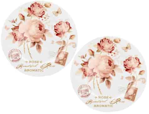 SECESJA TALERZ DESEROWY 19,2cm KPL 2SZT