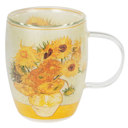 SUNFLOWERS KUBEK SZKLANY 350ml