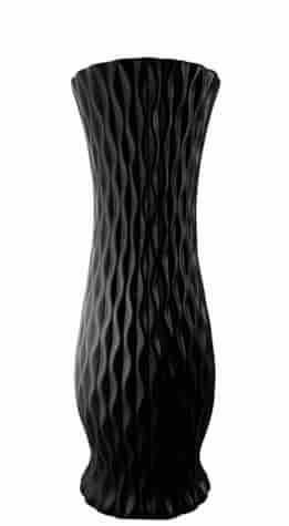 WAZON CERAMICZNY CW31 CZARNY h-30cm
