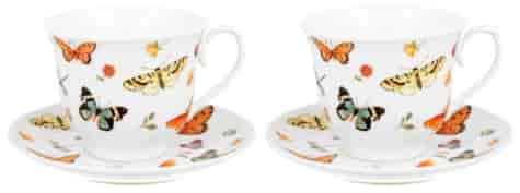BUTTERFLIES CR KOMPLET FILIŻANEK 2+2 250ml