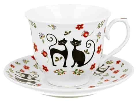 KOTY ETNO CR FILIŻANKA ZE SPODKIEM 1+1 250ml